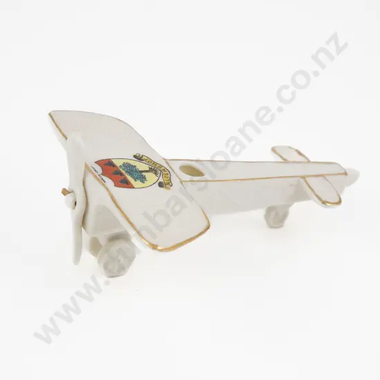 Willow Art Crested China Model of WWI Bi-Plane