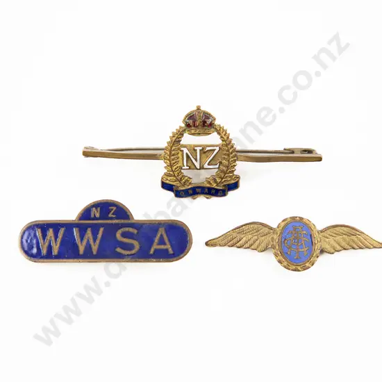 WWI NZ Onward Sweetheart Bar Brooch