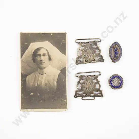 Two Nurses Badges