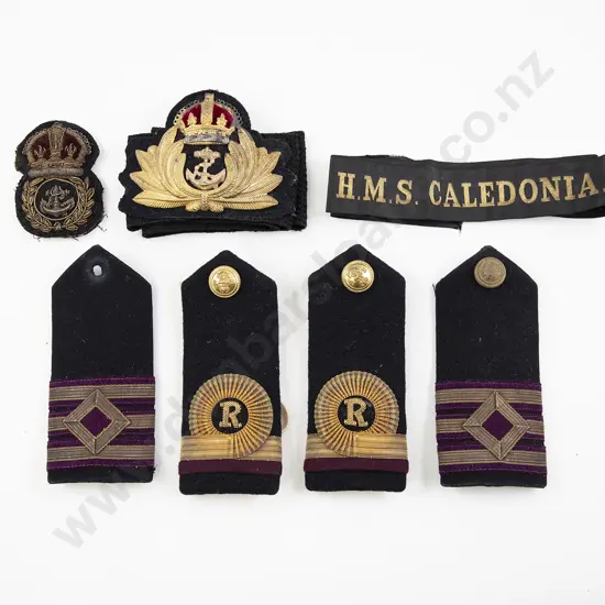 WWII British Naval Two Pair Shoulder Boards