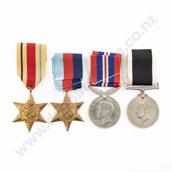 Four WWII Service Medals