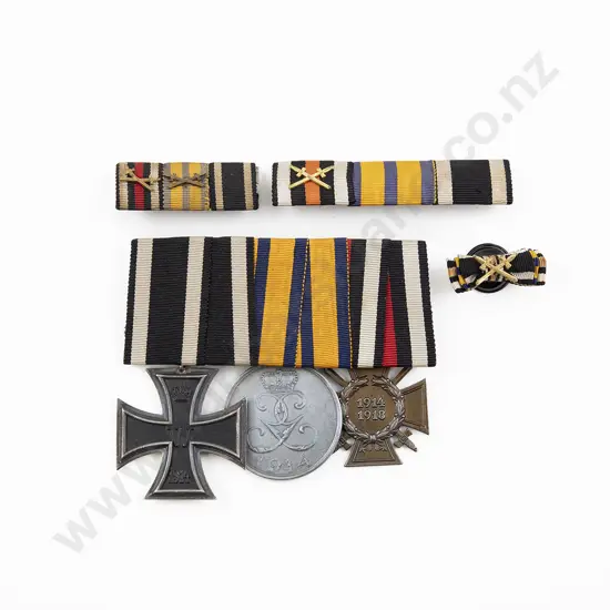 WWI German Three Medal Group with Ribbons