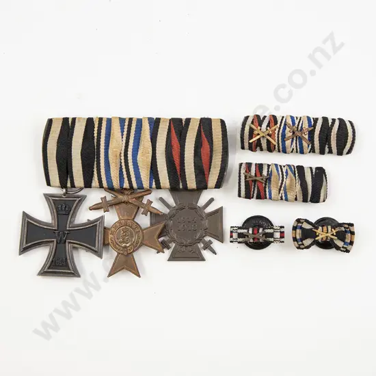 WWI German Three Medal Group with Ribbons