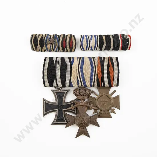WWI German Three Medal Group with Ribbons