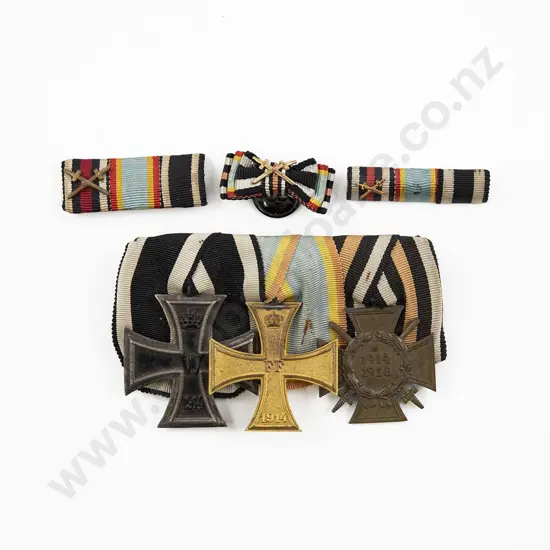 WWI German Three Medal Group with Ribbons