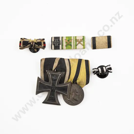 WWI German Three Medal Group with Ribbons