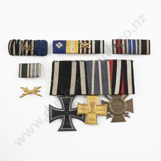 WWI German Three Medal Group with Ribbons