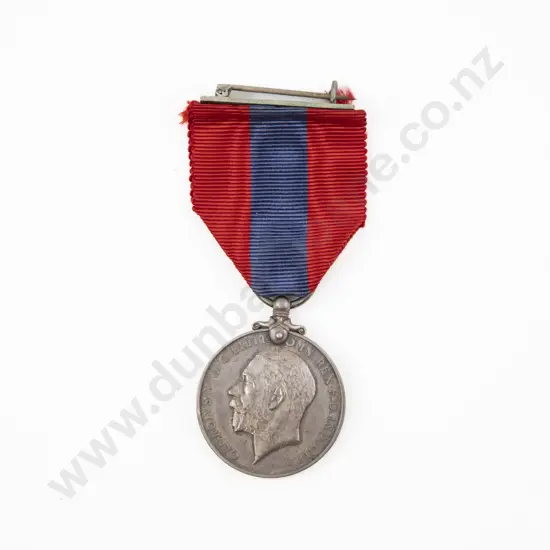 WWI British King George VI Faithful Service Medal