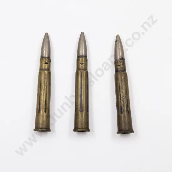 Three WWII 303 Training Bullets