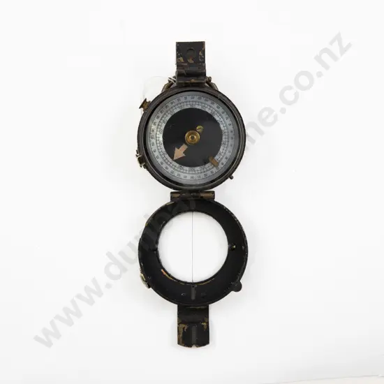 WWII Brass MOP Dial Pocket Compass