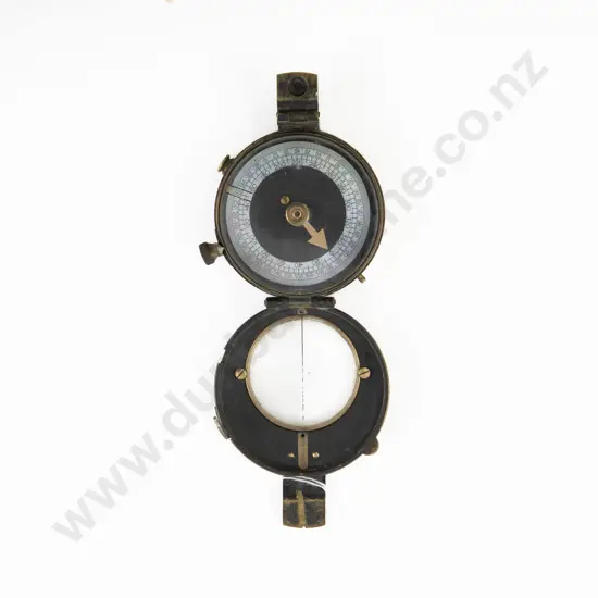 WWI Brass MOP Dial Pocket Compass