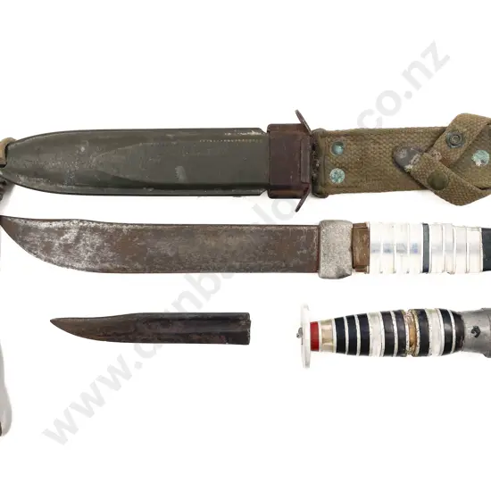 Two WWII Trench Art Daggers