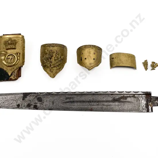 Victorian Scottish Dirk Blade and Fittings