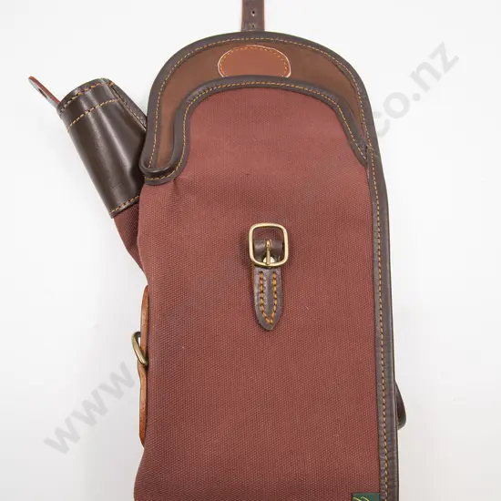 As New Brady Leather and Canvas Shotgun Sleeve Carrying Case