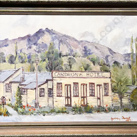 Audrey Durant - Cardrona Hotel - Oil on Board
