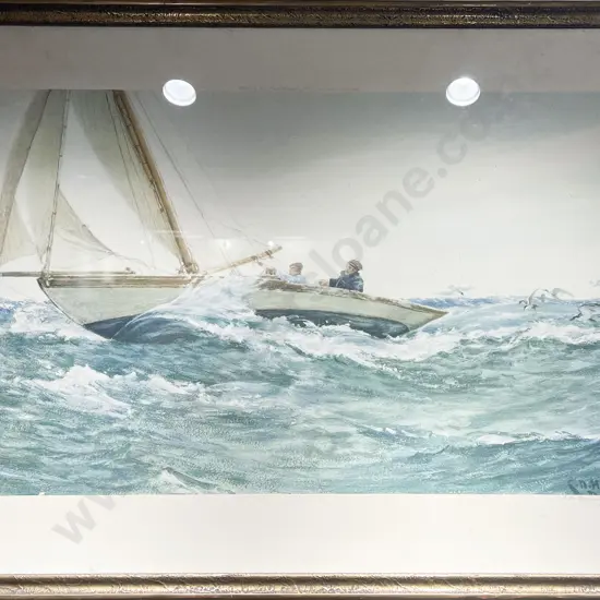 After Charles Napier-Hemy - Signed Print