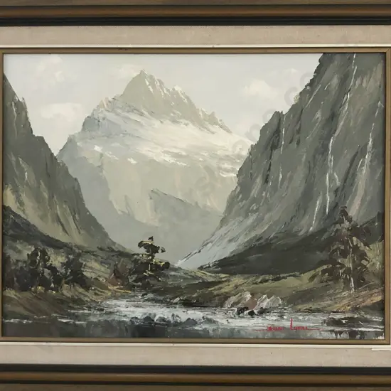 Brian  - "Mount Talbot" - Oil on Board