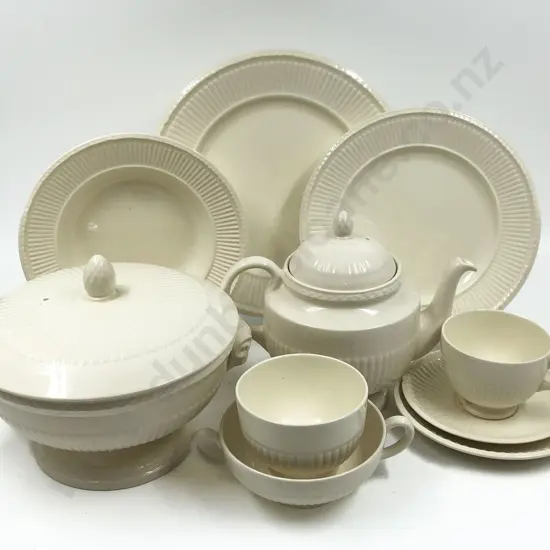 Wedgewood White Glazed Part Dinner Set