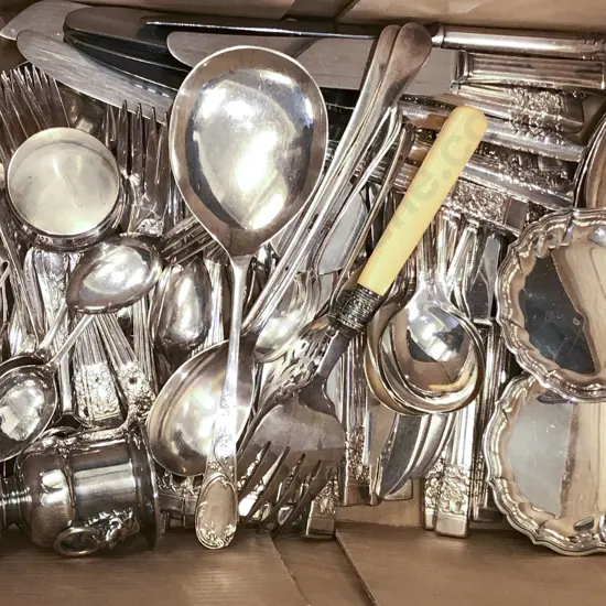Quantity of Assorted S/P Cutlery Etc.