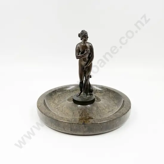 Marble and Figural Centre Bowl