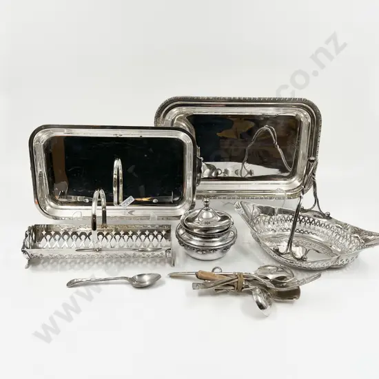 Quantity of Assorted S/P Including Baskets With Terrine and Assorted Cutlery