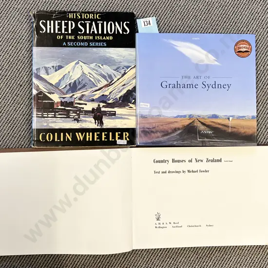 Three NZ Art Reference Books Incl. The Art of Grahame Sidney