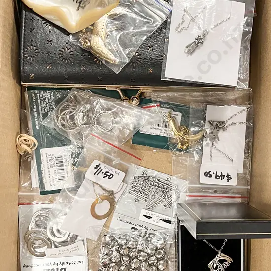 Quantity of As New Jewellery with Ladies Wallet and MOP Shell Etc.