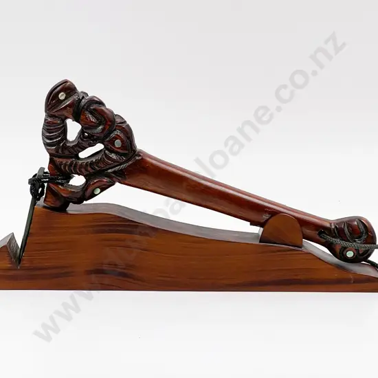 Carved NZ Timber Touristware Axe