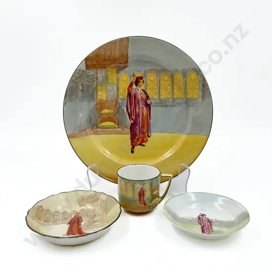 Four Pieces of RD "Shakespeare" Pattern China