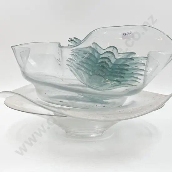 Quantity of Assorted Large Glass Table Bowls