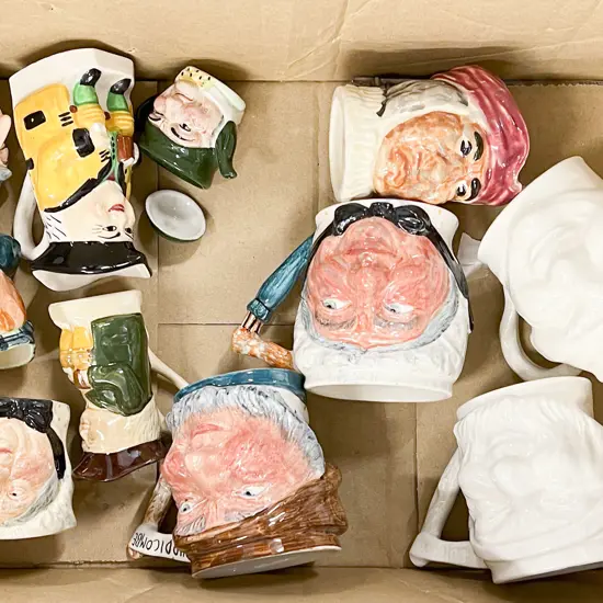 Quantity of Assorted Character Jugs