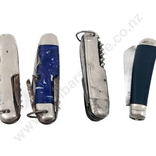 Four Assorted Pocket Knives