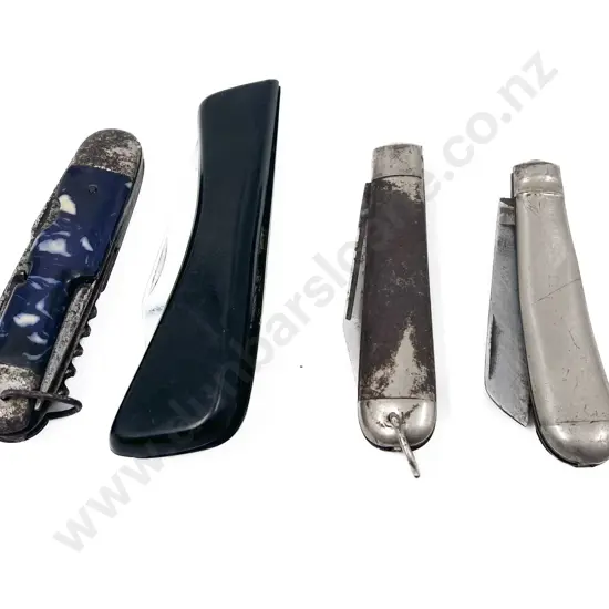 Four Assorted Pocket Knives