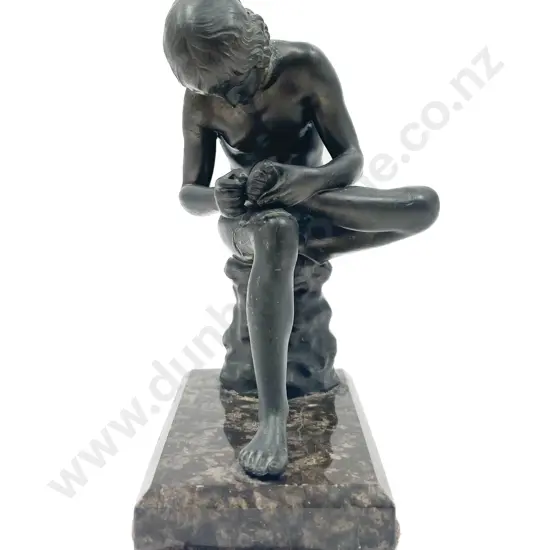Bronze Figure on Marble Base (Faults/Repair)