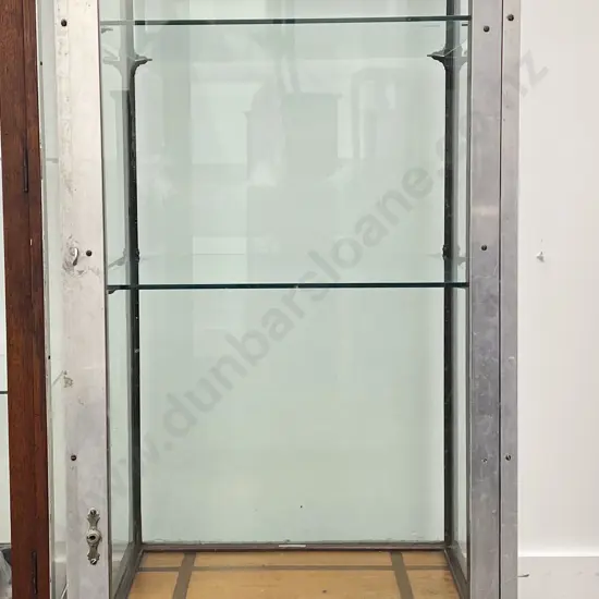 Glazed Metal Framed Display Cabinet
