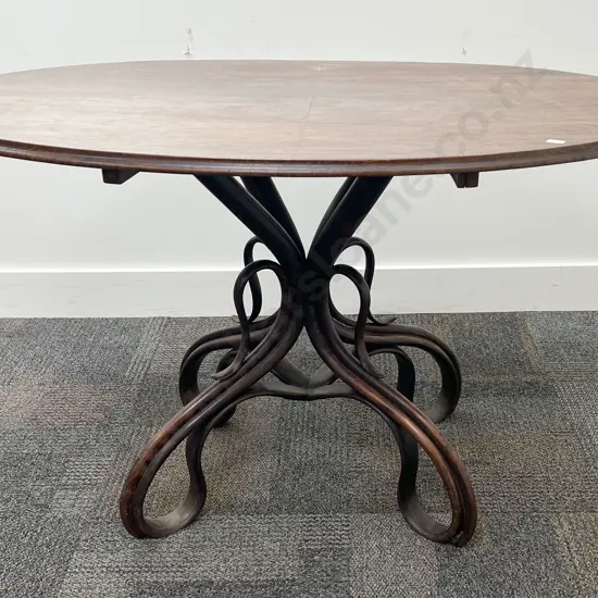 Oval Bentwood Dining Table