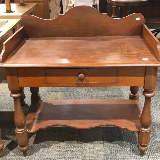 Colonial Stained Kauri Single Drawer Washstand