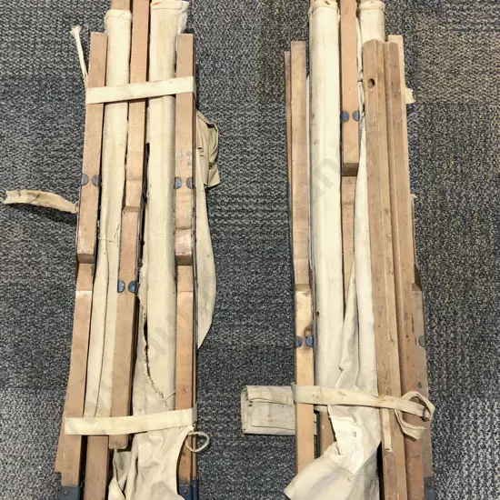 Pair of Vintage Army Camp Stretchers