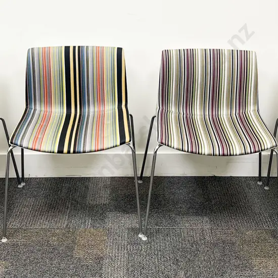 Set of Four Arper Catifa Italian Designed Chairs