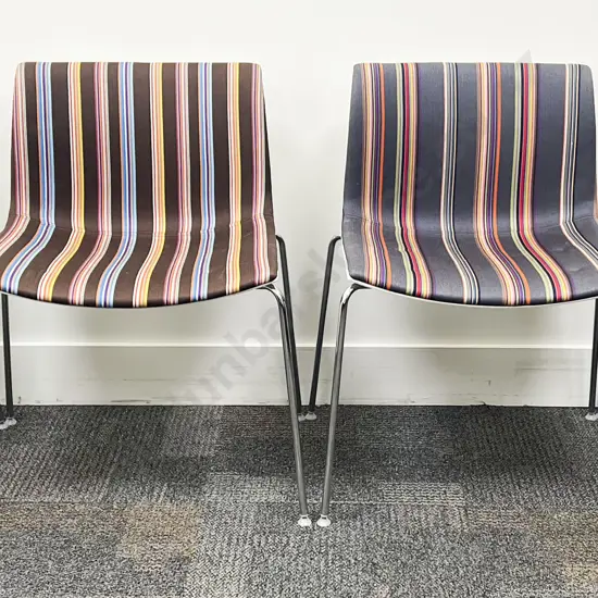 Set of Four Arper Catifa Italian Designed Chairs