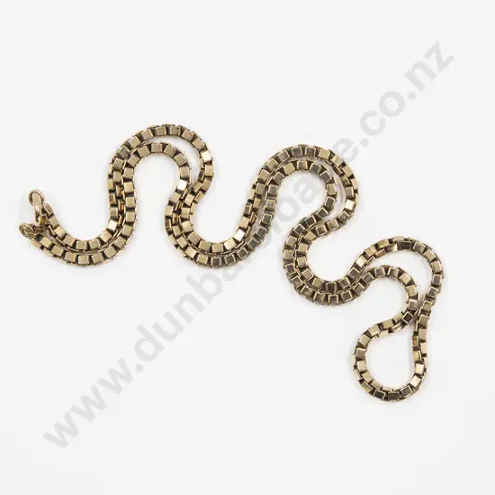 9ct Heavy Box Link Neck Chain
