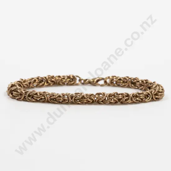 9ct Byzantine Link Bracelet