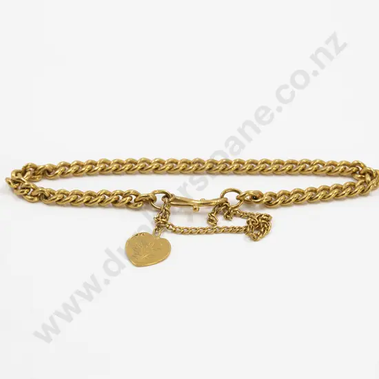 22ct Yellow Gold Curb Link Bracelet