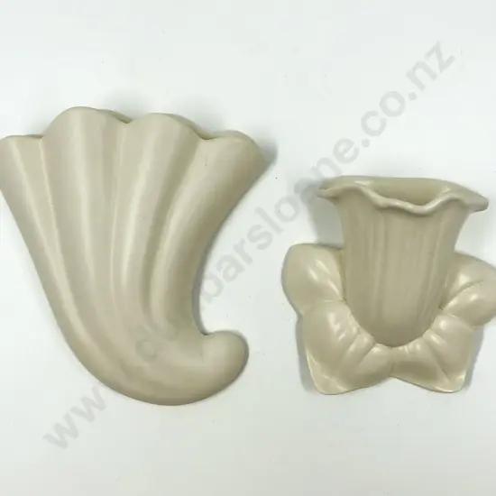 Two Crown Lynn Wall Pockets