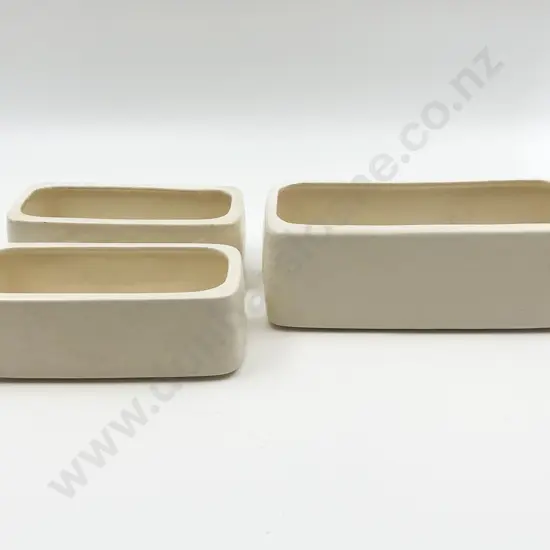 Three Crown Lynn Troughs