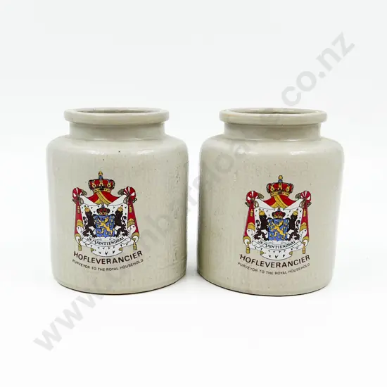 Two Small Stoneware Pots