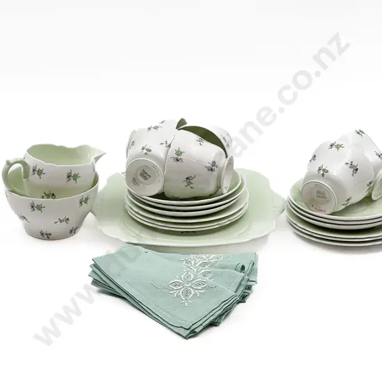 Shelley "Charm" Pattern Complete 6 Place Teaset