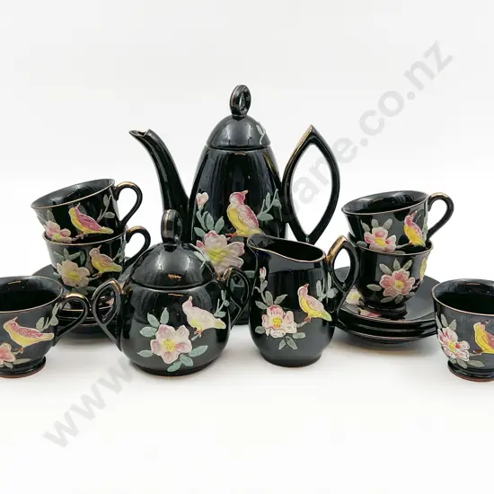 Japanese Hand Painted Coffee Set