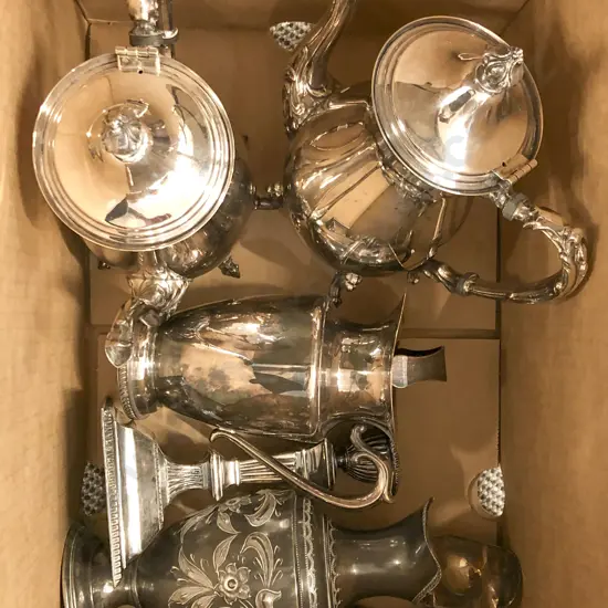 Box of Assorted S/P incl Candlestick