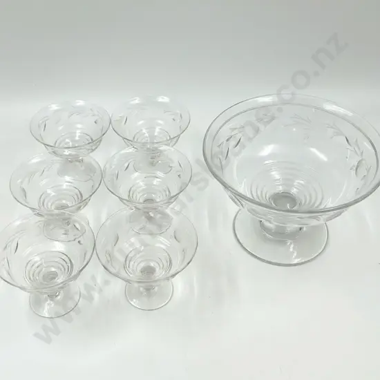 Stuart Crystal Dessert Set